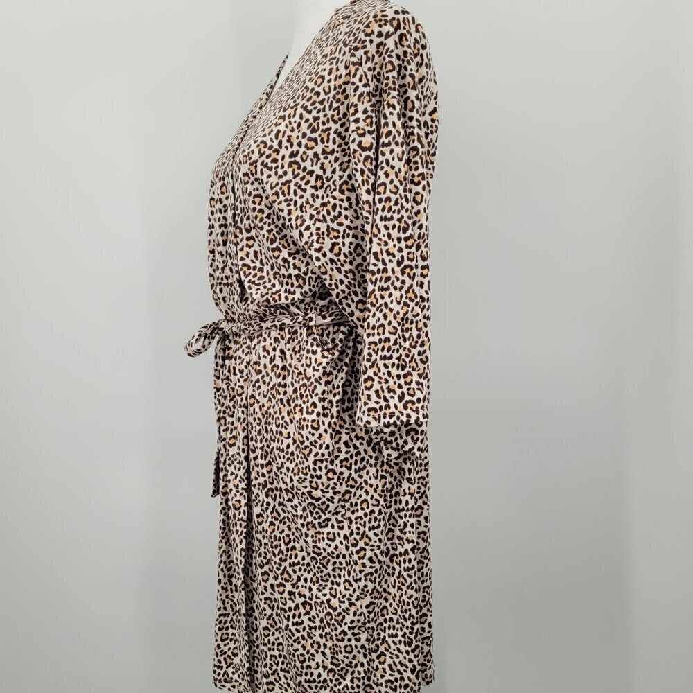 Flora Nikrooz Cora Leopard Print Robe - Picture 4 of 12